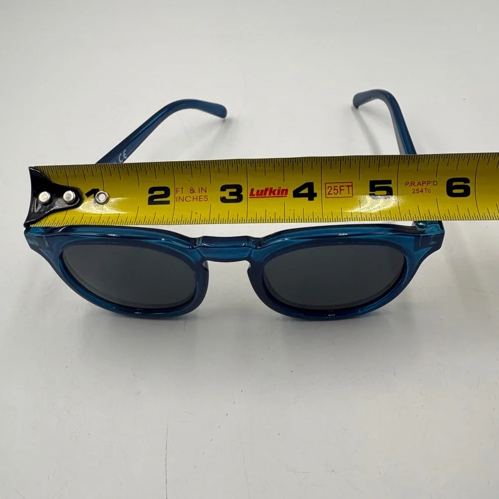 Kolo Sunglasses Unisex OS Blue Excellent Made in Italy 400-8503 Acetate Frames